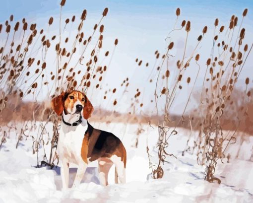 Treeing Walker Coonhound Diamond Painting