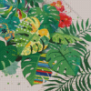 Tropical Leaves Diamond Painting