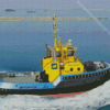 Tug Boat Diamond Painting