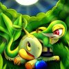 Turtwig and Snivy Diamond Painting