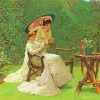 Two Women In Garden Diamond Painting