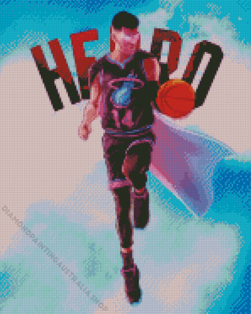 Tyler Herro Player Art Diamond Painting