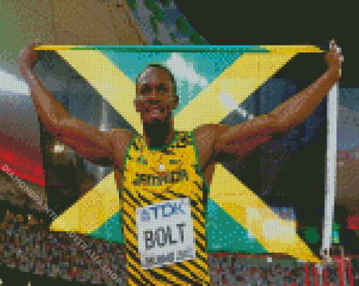 Usain Bolt Diamond Painting