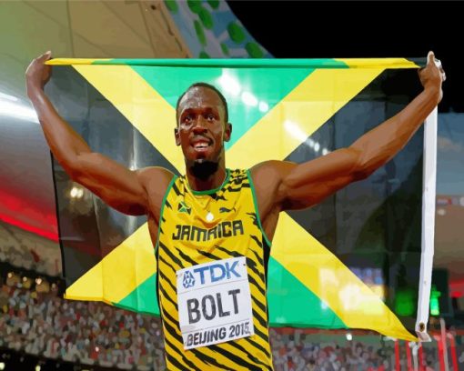 Usain Bolt Diamond Painting