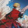 Vash The Stampede Anime Character Diamond Painting