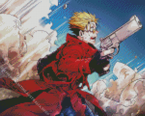 Vash The Stampede Anime Character Diamond Painting