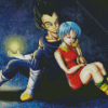 Vegeta And Bulma Diamond Painting