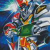 Voltron Robot Art Diamond Painting