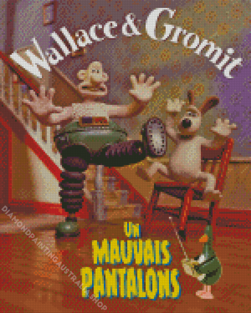 Wallace And Gromit Film Diamond Painting