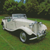 White MG 1952 Diamond Painting