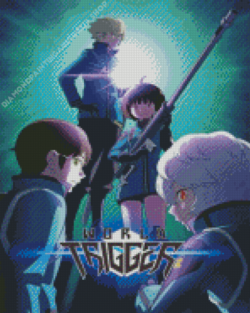 World Trigger Poster Diamond Painting