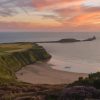 Worms Head Rhossili Landscape Diamond Painting