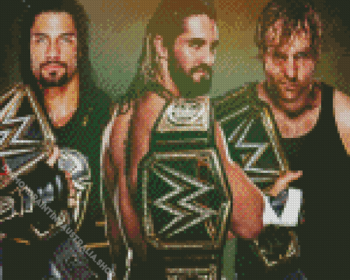 Wwe The Shield Diamond Painting