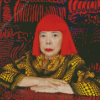 Yayoi Kusama Japanese Painter Diamond Painting