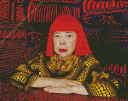 Yayoi Kusama Japanese Painter Diamond Painting