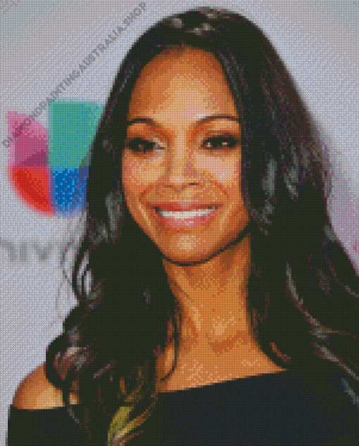 Zoe Saldana Diamond Painting