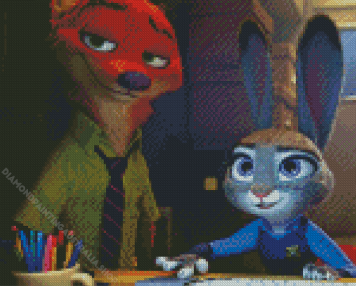 Zootropolis Diamond Painting