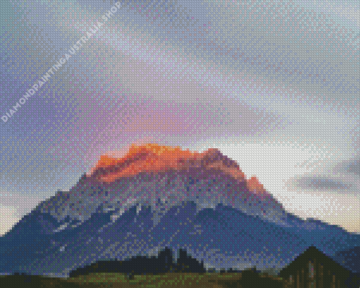 Zugspitze Mountain Diamond Painting