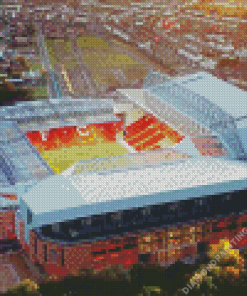 Anfield Liverpool Stadium Diamond Painting