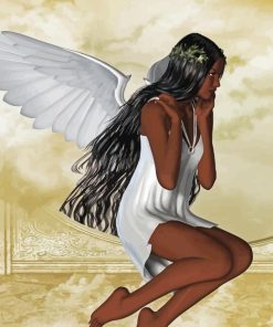 Angel And Dove Diamond Painting