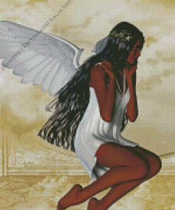 Angel And Dove Diamond Painting