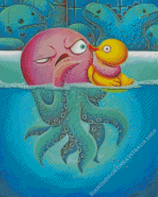 Baby Kraken Diamond Painting