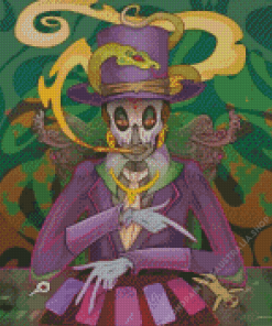 Baron Samedi With Cards Diamond Painting