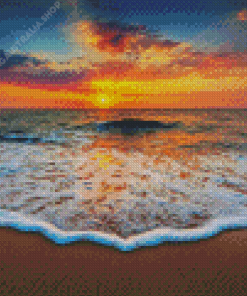 Beautiful Sea Sunrise Diamond Painting