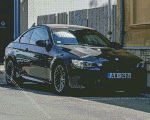 Black BMW E49 Car Diamond Painting