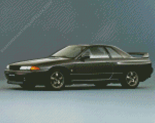 Black GTR R32 Diamond Painting