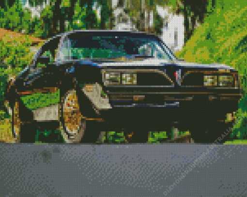 Black Car Transam Diamond Painting