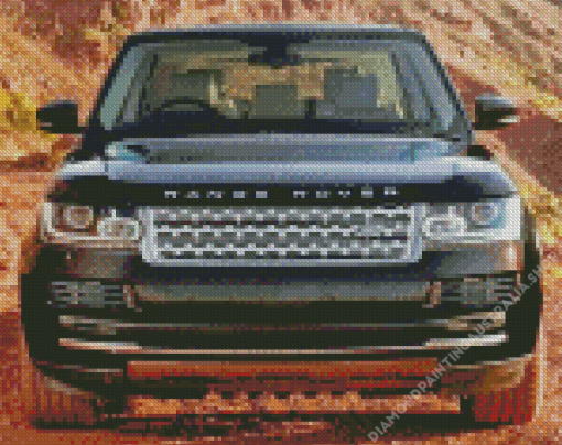 Black Range Rover Diamond Painting