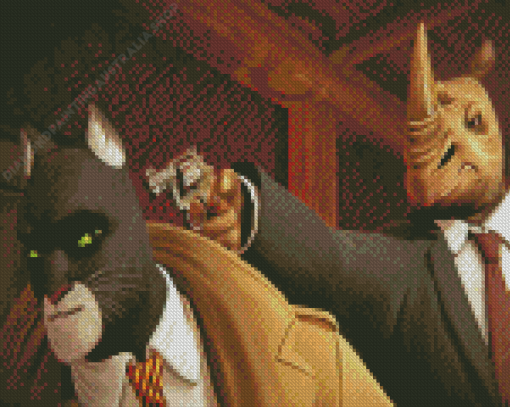 Blacksad Characters Diamond Painting