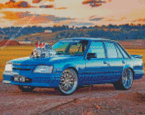 Blue Vk Holden Diamond Painting