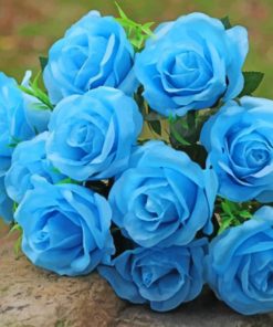 Blue Roses Diamond Painting