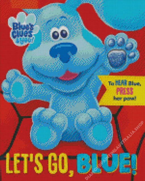 Blues Clues Poster Diamond Painting