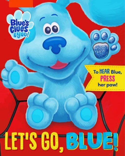 Blues Clues Poster Diamond Painting