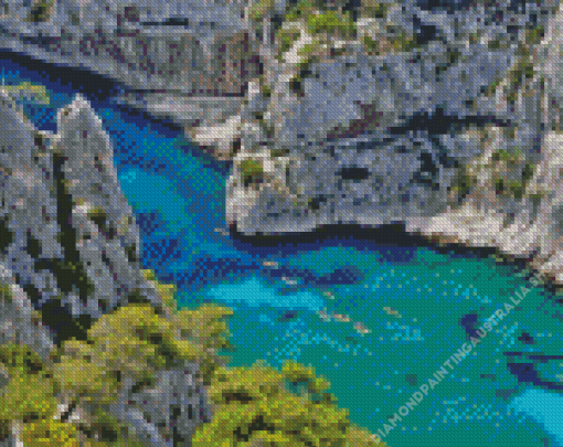 Calanques Diamond Painting