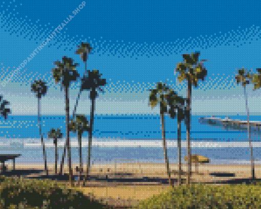 California Capistrano Beach Diamond Painting