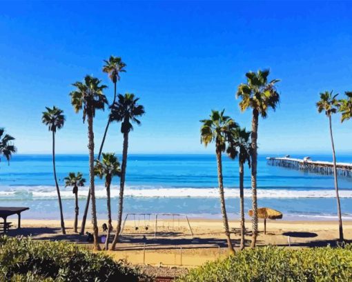 California Capistrano Beach Diamond Painting