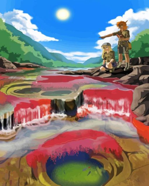 Cano Cristales Anime Art Diamond Painting