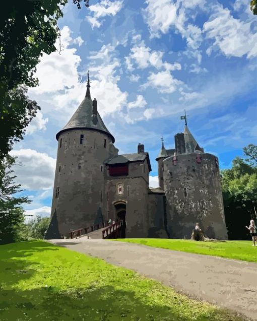 Castell Coch Diamond Painting