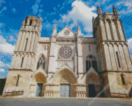 Cathedral of Saint Peters in Poitiers Diamond Painting