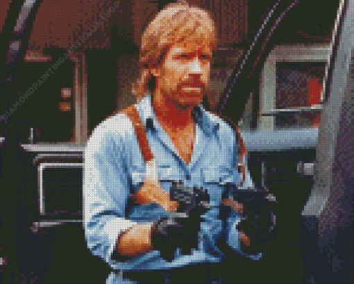 Chuck Norris Diamond Painting