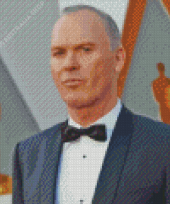 Classy Michael Keaton Diamond Painting