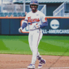 Clemson University Baseballer Diamond Painting