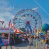 Coney Island Luna Park New York Diamond Painting