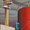 Control Tower By Jeffrey Smart Diamond Painting