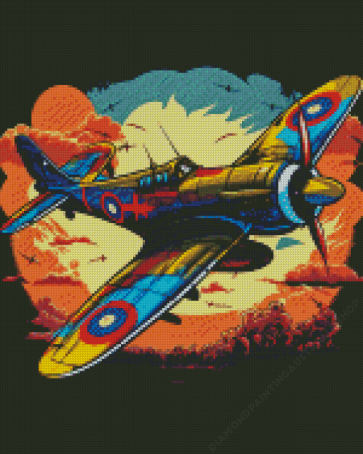 Cool Warbird Diamond Painting