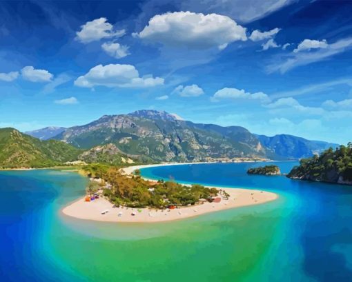 Dalaman Strand Oludeniz Diamond Painting